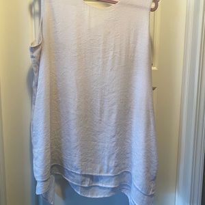 Linen tunic sleeveless top